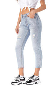 Jeans de Mezclilla Ajustados de Color Sólido para Mujer, Exclusivos 2026, Cómodos, Elegantes, Pantalones Casuales de Moda al por Mayor - Product Image 4