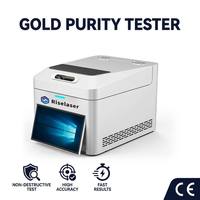 Analizador de Oro XRF Riselaser para Joyería, Plata, Platino, Máquina de Prueba de Pureza de Metales Preciosos de Alta Precisión