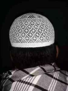 Nuevo Gorro Kufi Tupi Musulmán Bordado a Mano de Alta Calidad, 100% Algodón, Ajustable, para Hombre, Gorro de Oración Islámico de Color Sólido con Malla - Product Image 6