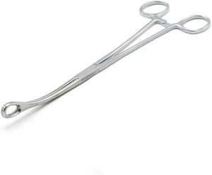 C-Shape Jaw Chest Forceps Long Jaw 15.2cm Overall Length 26.5cm Thoracic <b>Instrument</b> ZETOMEDPRO - Product Image 4