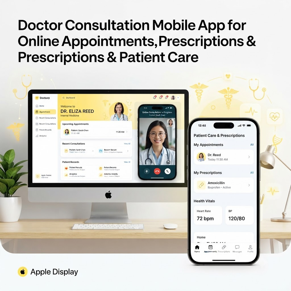 Doctor Consultation Mobile App Template Online Appointment E ...