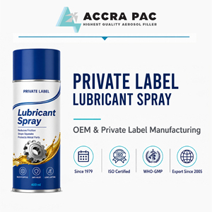 Private Label Lubricant <b>Spray</b> Aerosol Multi Purpose Anti Rust <b>Metal</b> Care 400 ml OEM Manufacturing - Product Image 1