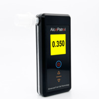 AlcoPatrol AP012-Color, nouveau design 2023, éthylotest professionnel, écran LCD, précision 0,05 %, batterie lithium rechargeable