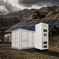 Système de stockage d'énergie intégré en conteneur ALEO BESS, batterie solaire industrielle LiFePO4 hors réseau, garantie 10 ans