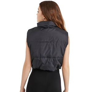 Chaqueta de invierno acolchada sin mangas para mujer, de punto transpirable con cremallera completa, novedad 2026, venta al por mayor OEM, gran éxito de ventas - Product Image 6