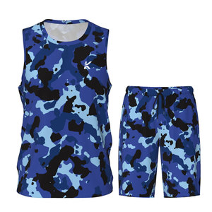 Nouveau style, uniforme de basketball en polyester respirant de haute qualité avec couleur et taille personnalisées, séchage rapide pour hommes - Product Image 1