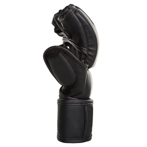 Gants de boxe professionnels en cuir synthétique résistant, fermeture auto-agrippante, évacuation de l'humidité, sangle de poignet réglable, unisexe - Product Image 1