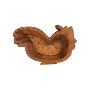 Bol à pâte en bois d'acacia de haute qualité, décoration pour la maison, pour Pâques et Noël, artisanat fait main HNH, fabrication OEM au Vietnam - Product Image 1
