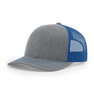 100% Cotton Custom Embroidery Logo Unisex Vintage 7-Panel Mesh Trucker <b>Hat</b> Baseball Cap Foam Mesh Snapback Most Popular Sport - Product Image 2