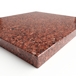 Dalle de granit rouge Kharda, granit naturel poli pour comptoirs, revêtements de sol, revêtements muraux - Product Image 1