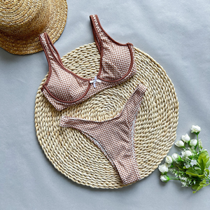 Traje de Baño JSN con Push-Up y Aros, Bikini Sexy de Corte Alto para Mujer - Product Image 5