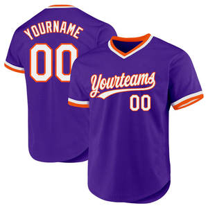 Uniformes Deportivos Personalizados al por Mayor con Logotipo Bordado, Jersey de Béisbol y Sóftbol de Secado Rápido y Transpirable, OEM 100% Poliéster - Product Image 4