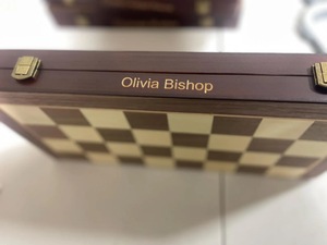 ILAHI's Eco-Friendly Rustic Polished Rectangle <b>Chess</b> <b>Board</b> Game 100% Handmade Pure Wood Animal/Love Style Customized Size <b>Chess</b> - Product Image 4