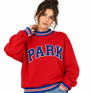 Sweat-shirt personnalisé pour femme, col montant, style universitaire, pull-over pour équipe de collège, vêtements de campus, fabricant en gros - Product Image 3