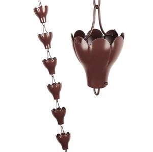 La chaîne de pluie en métal Umbrella améliore subtilement les reflets de l'éclairage extérieur la nuit et constitue un investissement durable. - Product Image 3