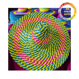 Sombrero Mexicano de Paja de Ala Ancha para Playa, Vacaciones, Fiestas y Festivales - Product Image 1