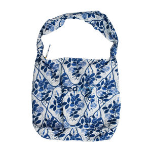 Sac à provisions réutilisable en lin pur de grande capacité avec impression numérique pratique meilleur fourre-tout à bandoulière et prix compétitif - Product Image 5