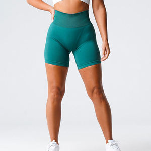 Shorts de sport pour femmes de haute qualité, personnalisés, à compression, pour le yoga et la course à pied - Product Image 2