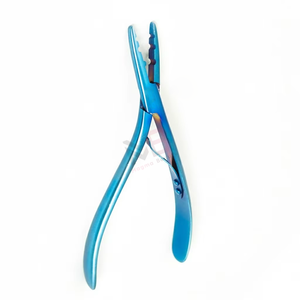 Pinza Profesional Multifuncional de Acero Inoxidable para Extensiones de Cabello con Doble Orificio para Extensiones de Cabello sin Costuras - Negra - Product Image 4
