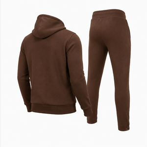 Ensemble sweat-shirt à capuche et pantalon de jogging pour homme, en molleton doux, idéal pour les activités de fitness - Product Image 2