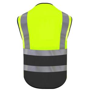 Gilet de sécurité sans manches au design unique, gilet de sécurité uni en gros, gilet de sécurité léger - Product Image 3