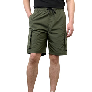 Wholesale Price High Quality Cargo Short For Men's Quick Dry Breathable Casual Cargo Shorts Mid <b>Elastic</b> Waist Everyday Wear - Product Image 1