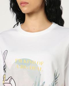 Camisetas personalizadas para mujer, corte holgado, camiseta extragrande de algodón orgánico, algodón liso, estilo vintage, de lujo, alta calidad. - Product Image 6