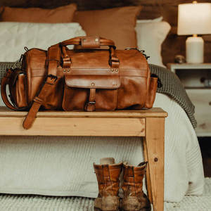 Sac de sport pour homme de haute qualité, personnalisé, en cuir véritable, pliable, pour les voyages et les sports, vente chaude - Product Image 5