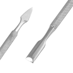 ที่ดันหนังกำพร้าสแตนเลสสตีล เครื่องมือดูแลเล็บมืออาชีพ แบบสองด้าน สำหรับทำเล็บมือและเล็บเท้า อุปกรณ์เสริมความงาม - Product Image 5