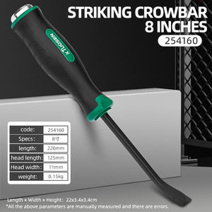 Pied-de-biche plat droit en acier à haute teneur en manganèse, petit outil spécial pour charpentier, outil pour pneus, pied-de-biche, fabrication directe, ciseau prêt à l'emploi 24 - Product Image 6