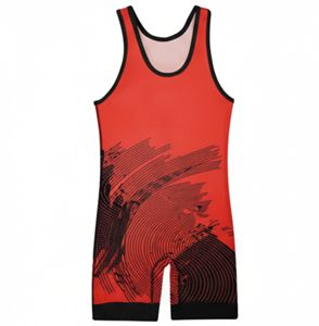 Combinaison de lutte personnalisée pour homme, sublimée, extensible dans quatre directions, séchage rapide, respirante, 85% polyester, 15% élasthanne, pour la musculation - Product Image 2