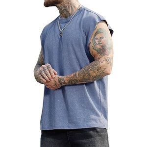 เสื้อกล้ามออกกำลังกายผู้ชาย แฟชั่น เสื้อยืดแขนกุด ทรงเข้ารูป สำหรับฟิตเนส ยิม ออกกำลังกาย เล่นกีฬา เพาะกาย ใส่สบายๆ ในฤดูร้อน น้ำหนักเบา - Product Image 4