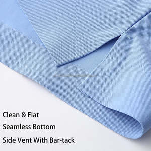 Logo personnalisé nouveau t-shirt à manches courtes pour hommes en polyester à séchage rapide maillot de golf sans couture coupe ajustée hommes - Product Image 4