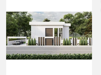 Maisons modulaires de luxe en acier léger préfabriquées avec panneaux sandwich, conçues en 3D, pour villas extérieures modernes, hôtels résidentiels, en vente