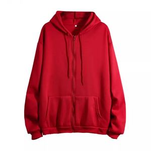 Sudadera con capucha y cremallera, ropa deportiva, sudaderas con capucha para mujer, sudaderas con capucha unisex con logotipo personalizado, sudaderas con capucha para hombre con cremallera completa, sudaderas con capucha sublimadas en blanco - Product Image 3