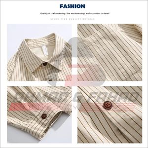 Chemise boutonnée à manches longues pour homme, bleu foncé, couleur unie, tricotée, décontractée, respirante, 100% soie - Product Image 4