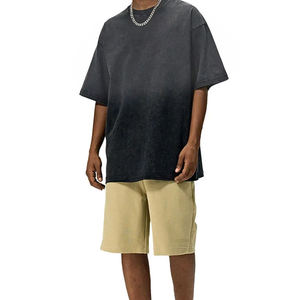 T-shirts pour hommes délavés à l'acide, faible MOQ, vente en gros, personnalisables, vintage, 100% coton - Product Image 6