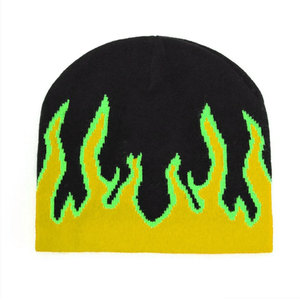 Elegante Gorro de Punto Hecho a Mano, Transpirable e Impermeable, 100% Acrílico, Decoración con Perlas y Diamantes de Imitación, Color Sólido, Cálido para Invierno y Esquí - Product Image 4
