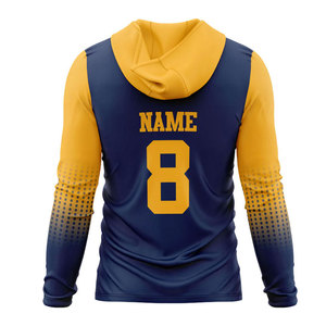 T-shirt de sport personnalisé en polyester par sublimation, tissu performant anti-humidité, t-shirt à capuche personnalisé par sublimation - Product Image 2