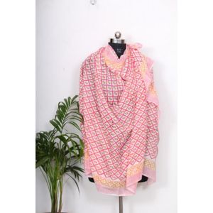 Floral Handmade Cotton <b>Beach</b> Pareo <b>Sarong</b> for Women Fashionable Custom Block Print Long Casual Party Style Gift Swimwear - Product Image 1