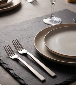 Ensemble de couverts en acier inoxydable, design minimaliste, finition miroir haute brillance, passe au lave-vaisselle, fourchette, cuillère, couteau, pour les occasions de mariage - Product Image 4