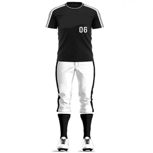 Ventes en gros d'uniformes de baseball d'hiver de haute qualité, impression personnalisée, 100% polyester, séchage rapide, légers, respirants, ensembles pour hommes adultes - Product Image 1