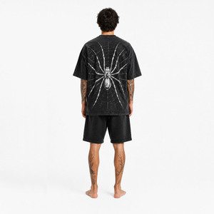 Camiseta Unisex de Algodón con Hombros Caídos, Estilo Urbano, Oversize, Diseño Sólido, Transpirable, de Secado Rápido, Ecológica, Prenda de Moda - Product Image 2