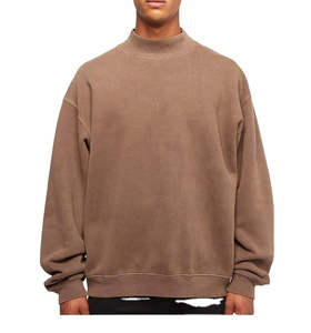 Sudadera con Capucha de Algodón Estilo Vintage con Lavado Ácido Personalizada para Fabricantes de Ropa, 120 g/m², Tejido Sólido Forrado y Bordado, Talla XL para Invierno - Product Image 5