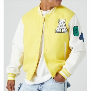 College Baseball <b>Jacket</b> For <b>Men</b> Wholesale Customized Baseball Plus Size <b>Men's</b> Winter <b>Long</b> Sleeve Stitched Varsity Hooded <b>Jacket</b> - Product Image 6
