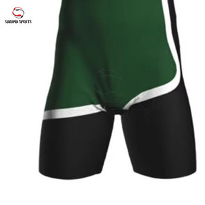 Traje de Lucha Libre Profesional para Hombre, Singlet de Poliéster y Spandex para Competencia, Singlets Juveniles de Lucha Libre con Logotipo Personalizado - Product Image 4