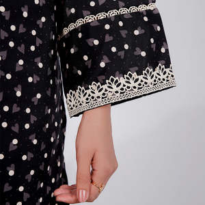 Juego de traje de neopreno de lino estampado de 2 piezas Traje PW4113 - Product Image 1