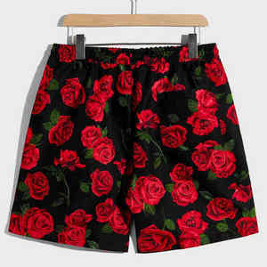 Conjuntos de Pantalones Cortos Casuales de Otoño para Hombre, Transpirables, de Punto, con Estampado, Camiseta de Manga Corta, Diseño 2 en 1 con Cordón Ajustable - Product Image 6