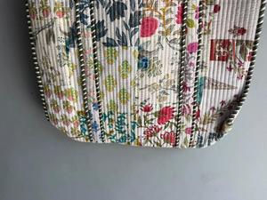 Bohemian Cotton <b>Tote</b> <b>Bag</b> Panelled Pattern Soft Handle Open Top Daily Use Female gift for her - Product Image 5