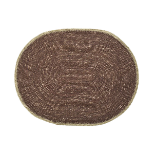 Raw Seagrass Placemats <b>Round</b> Hand-Woven <b>Table</b> <b>Mats</b> Natural Straw Charger Plates for Unfinished Natural Beauty - Product Image 2